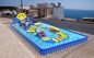 Outdoor Giant Inflatable Floating Water Park With 1000D PVC Tarpaulin