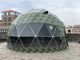 Camouflage Outdoor Hotel Steel 5M Geodesic Dome Tent UV Resistance Dome Camping Tent