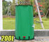 Movable PVC 200L Rainwater Collection Barrel For Garden Rain Storage