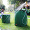 Movable PVC 200L Rainwater Collection Barrel For Garden Rain Storage