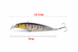 9cm / 7.3g Sea Fishing Bionic Bait Bass Floating Minnow Lures