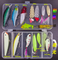 Metal Jig Spoons Fishing Lures Set Anti Corrosion 17 - 73 PCS