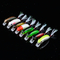 8 Colors 6.0CM/9.80g 8# Hooks Black feather hook plastic hard bait fake bait monster Fishing Minnow Lures