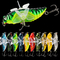 10 Colors 7.5CM/15.5g Twin Propeller Plastic Hard Bait Tractor Rotary Tackle Popper Fishing Lure