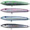4 Colors 20CM/90g 3D Eyes Solid Wood Bait Treble Hooks 0.1-0.3m floating Wooden Pencil Fishing Lure