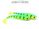 Fake T Tail Monnow Lures Soft Bait Fishing Silicone 11 Colors 7CM 2.1g