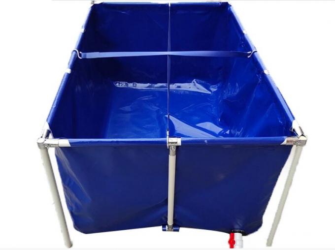 Thickness 1.0mm 100000L PVC Foldable Tarpaulin Fish Tank Fish Pond